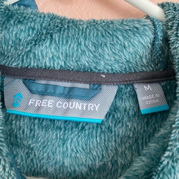 Free country blue zip up sweatshirt - Picture 3 of 3